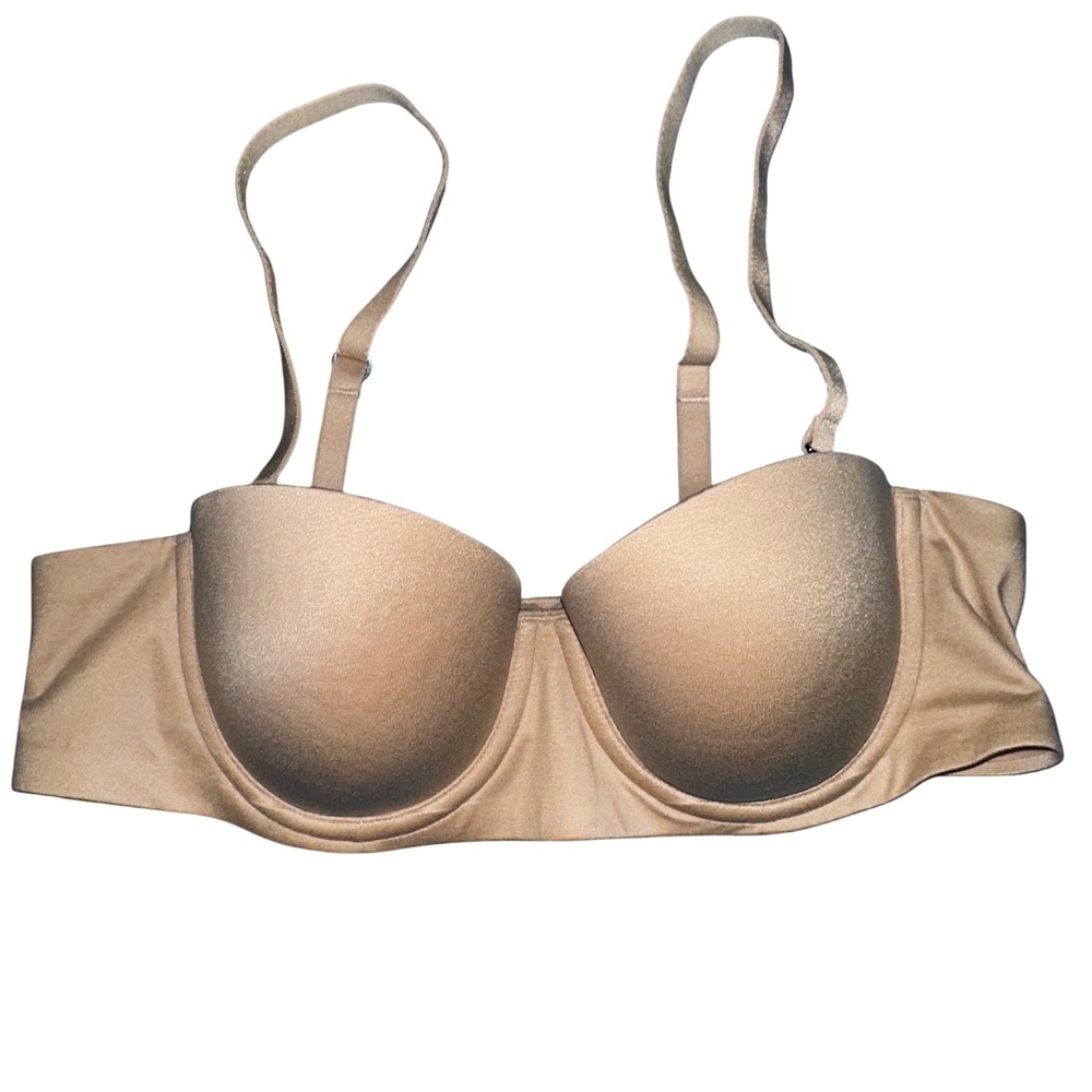 Aerie Real‎ Sunnie Strapless Bra Real Good Beige Everyday Comfort 34A